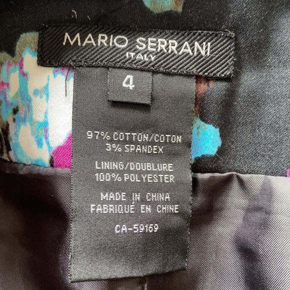 Mario Serrano Floral Pleated A-line Skirt - Picture 7 of 7